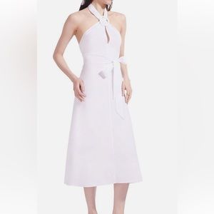 STAUD - Kai halterneck dress NWT